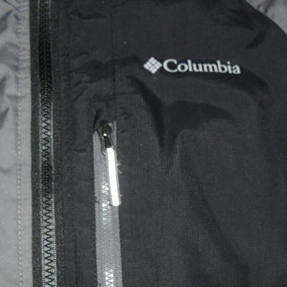 Columbia Winter Full Zip Coat Jacket Youth Kids Boys Sz. XL Black Grey - Picture 4 of 5